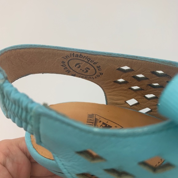John Fluevog Turquoise Heels - Picture 6 of 14